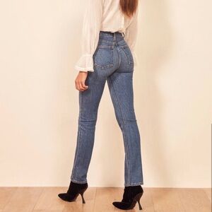 NWT - Reformation Liza High Rise Straight Jeans - 28